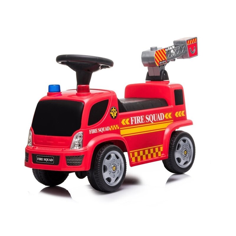 Stumjama ugunsdzēsības mašīna, sarkana 