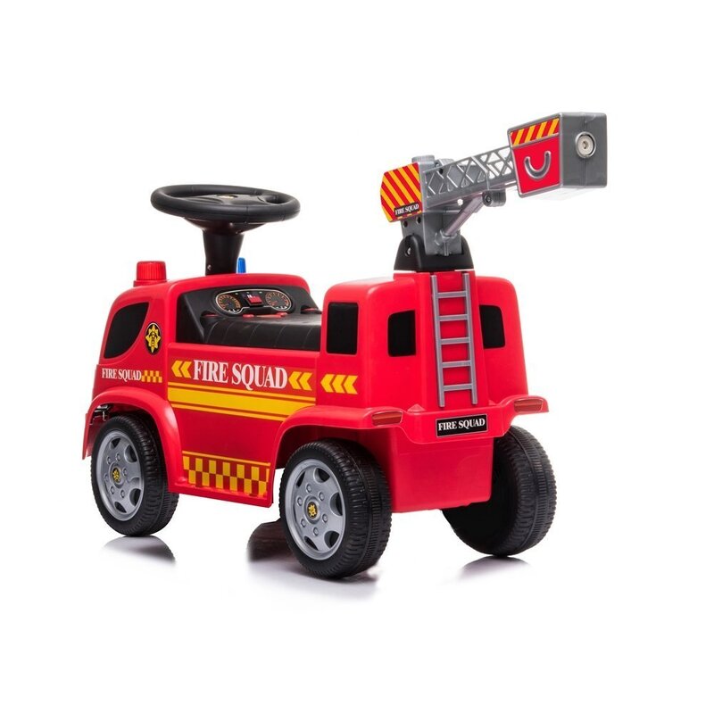 Stumjama ugunsdzēsības mašīna, sarkana 