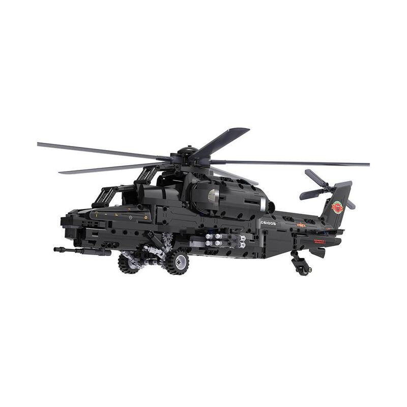 Tālvadības helikopters Cada, 989 detaļas