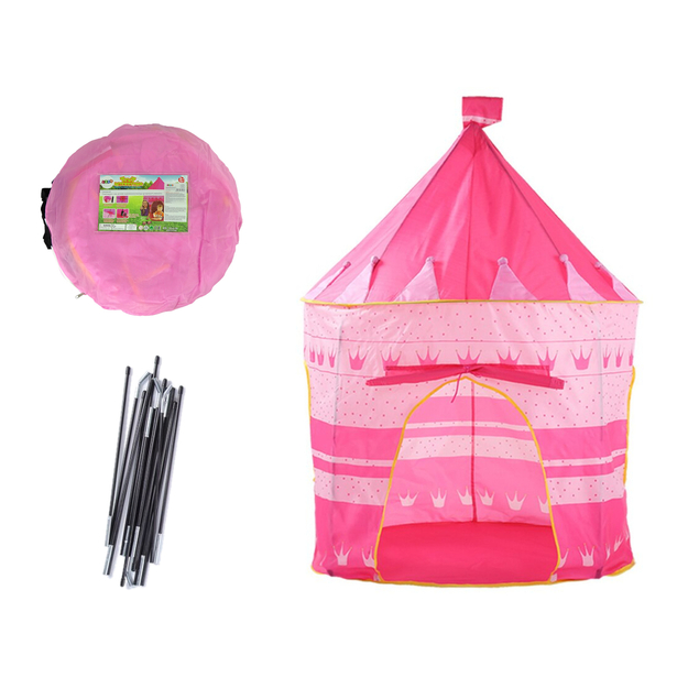 Bērnu telts, rozā