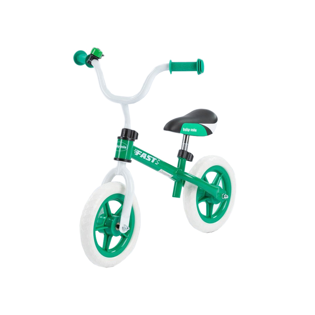 Līdzsvara velosipēds - Baby Mix Fast, 10 collas, zaļš