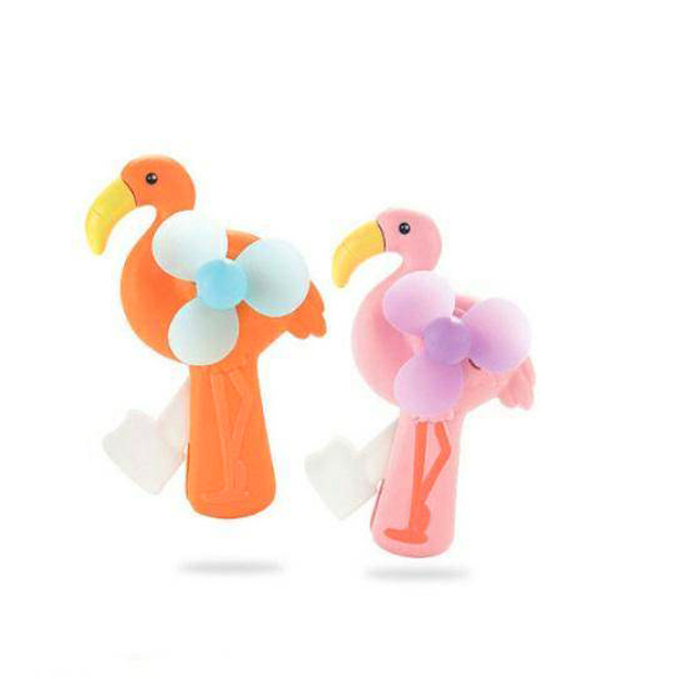 Bērnu rokas vēdeklis - Flamingo, 1 gab.