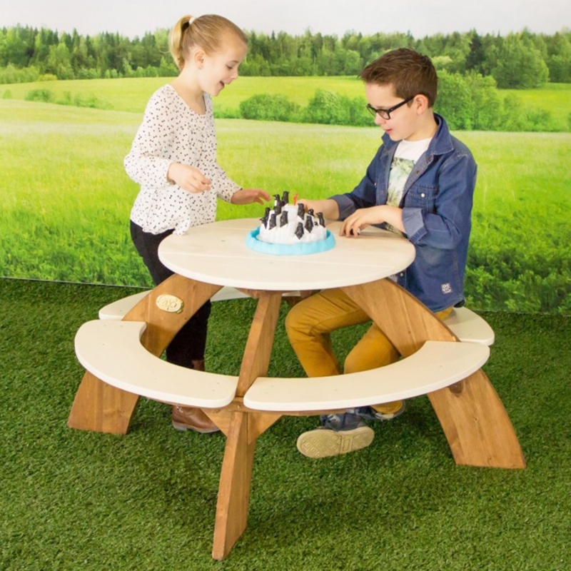 axi koka daudzfunkcionālais piknika galds