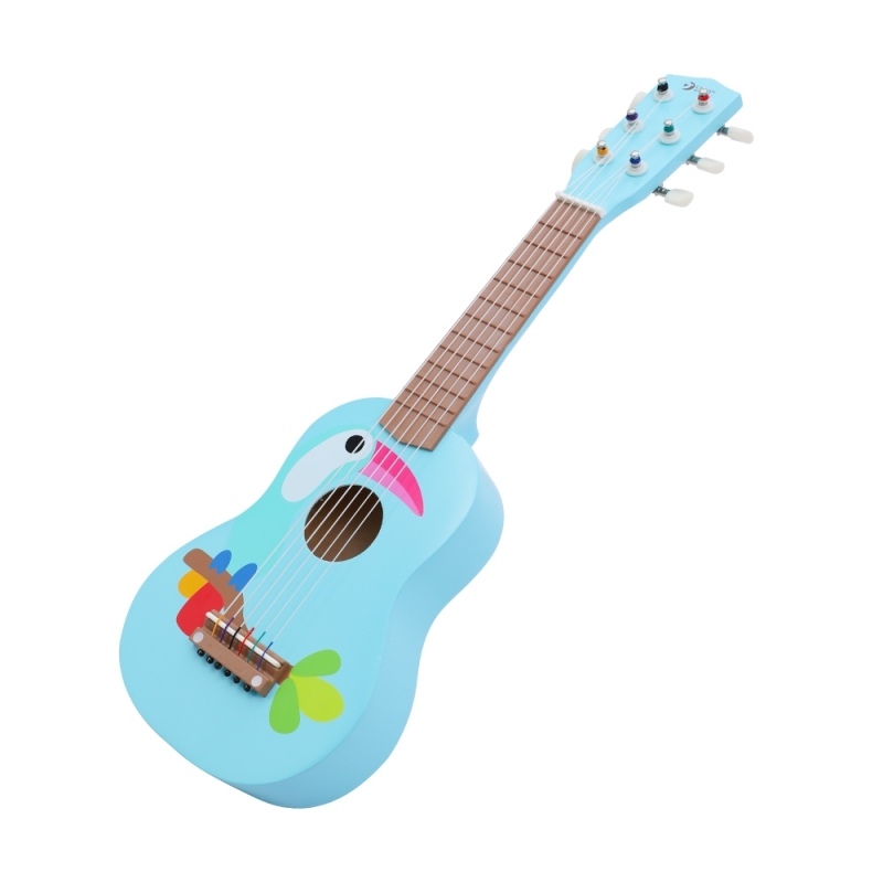 Koka ģitāra bērniem Classic world, zila