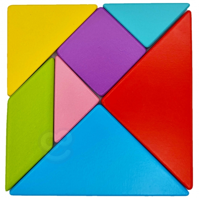 Koka puzle - Tangramma, 42 gabaliņi