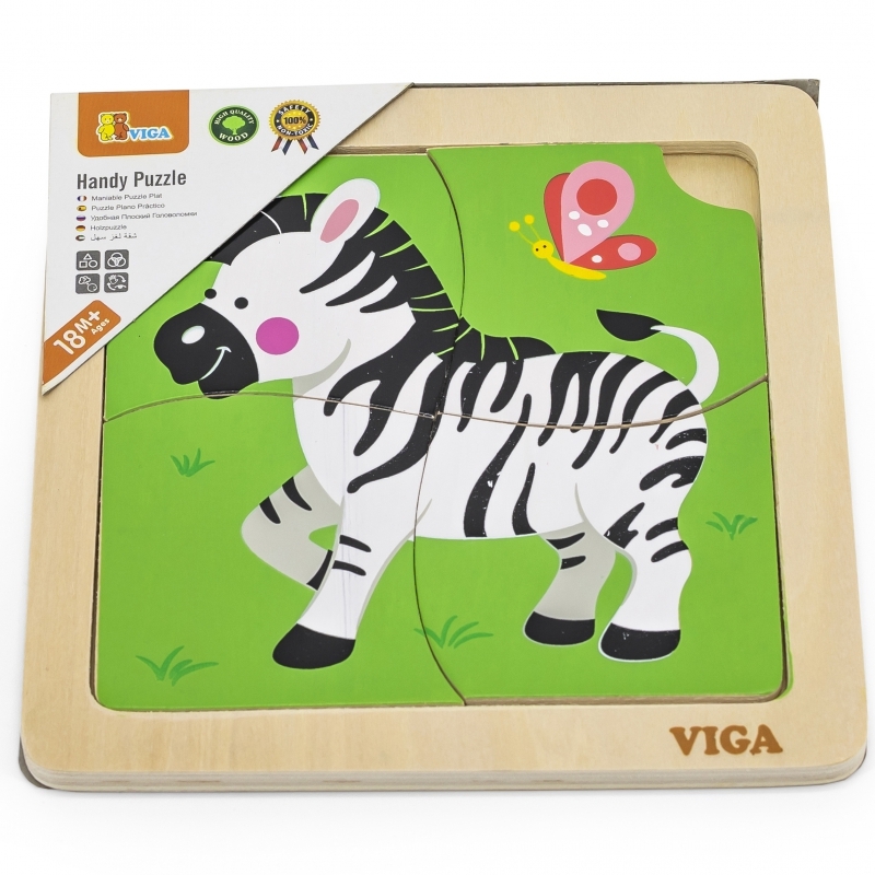 Koka puzle Viga, zebra