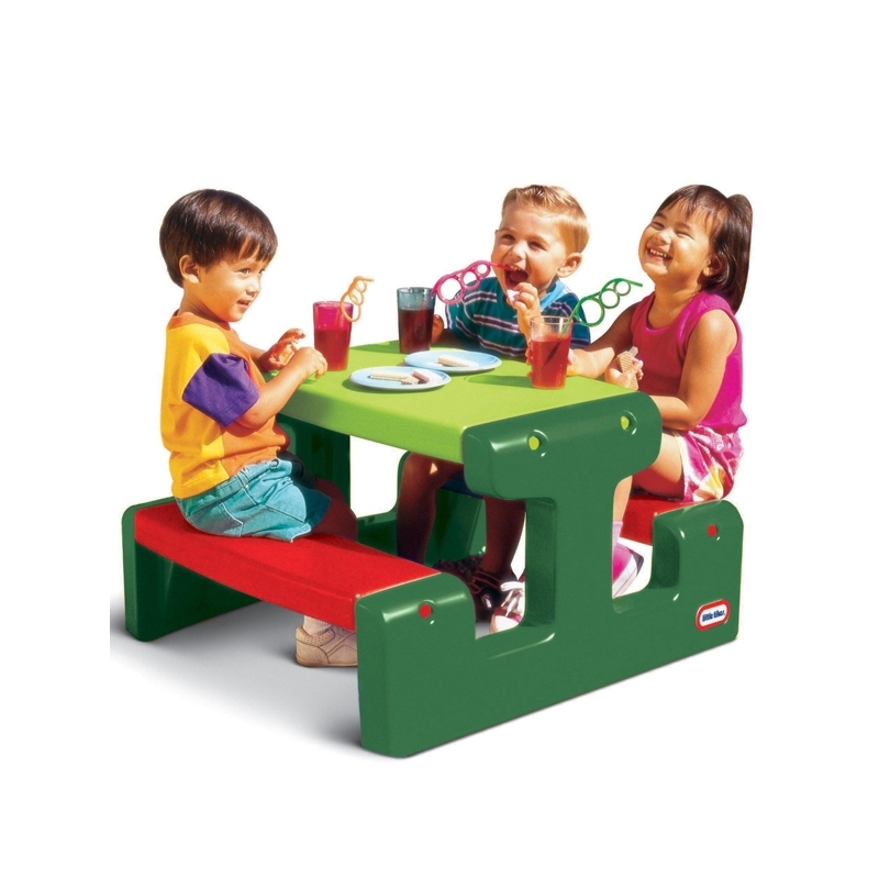 Bērnu piknika galds Little Tikes, zaļš