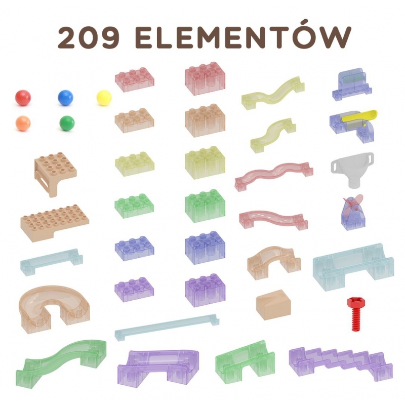 Konstruktors - STEM Masterkidz, 209 elementi