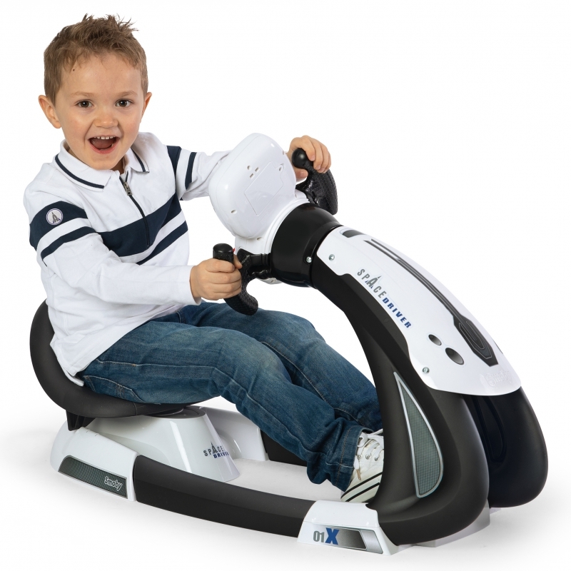 Bērnu braukšanas simulators - Smoby, balts