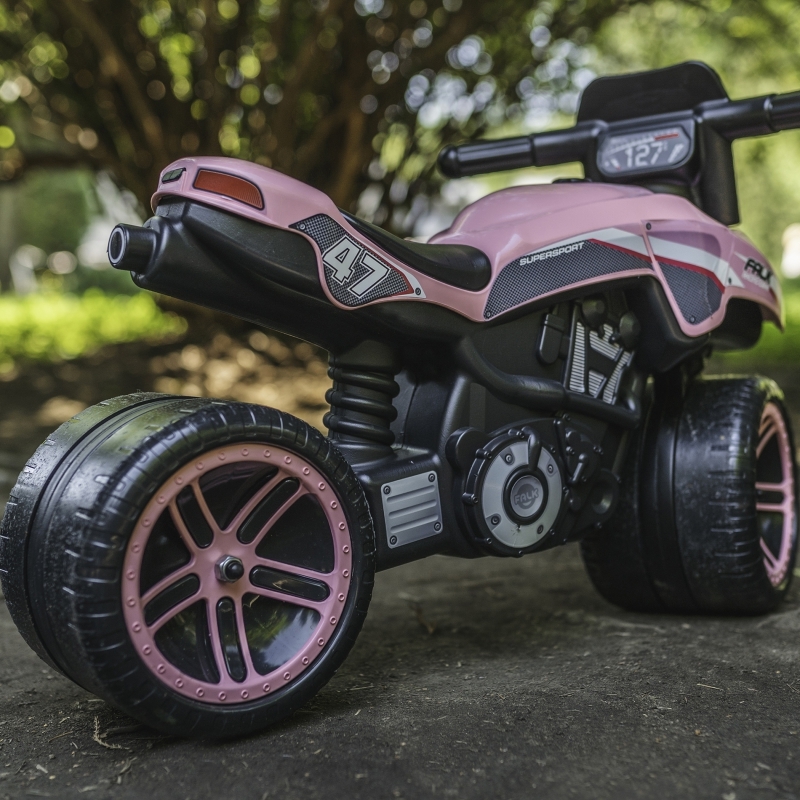 Līdzsvara motocikls Falk Racing, rozā