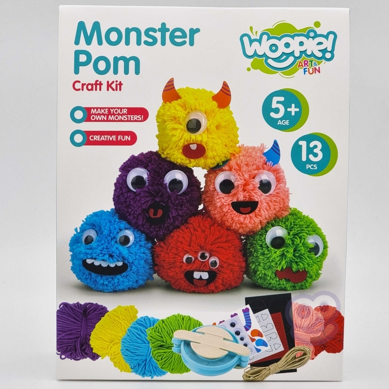 Monster komplekts WOOPIE Monster Pom