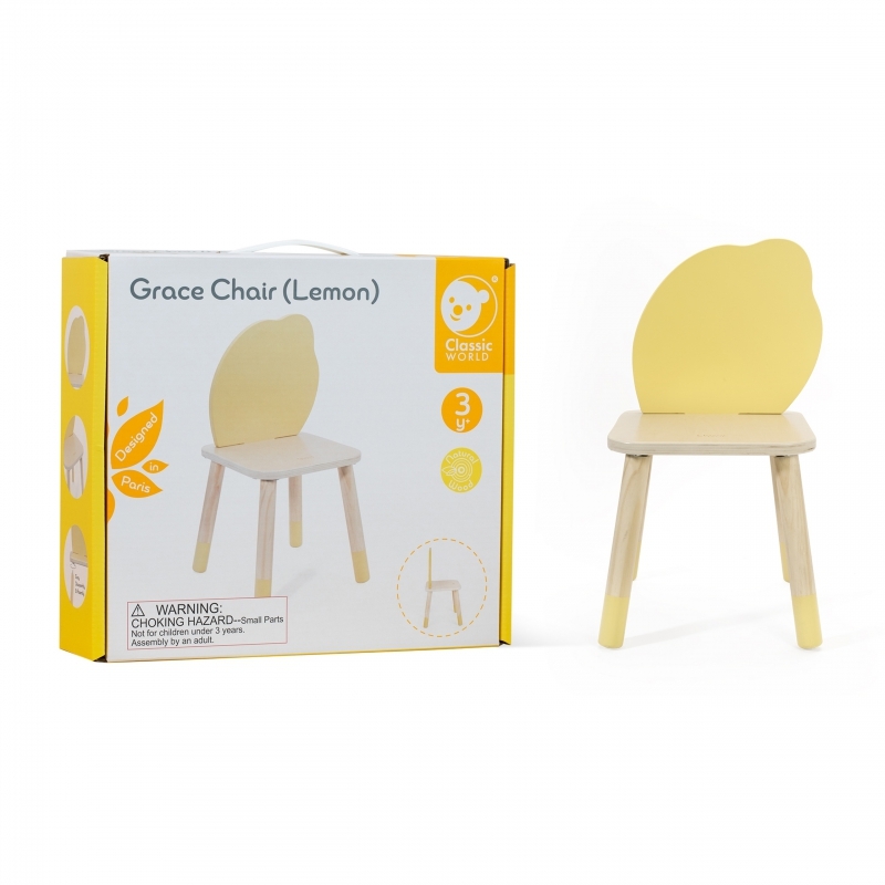 augsts krēsls grace lemon
