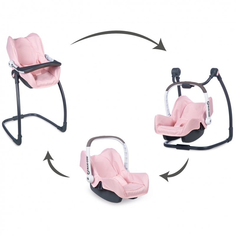 3in1 lellesbarošanas krēsls Maxi Cosi Quinny , rozā krāsā