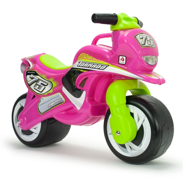 Balansa motocikls- Injusa, rozā