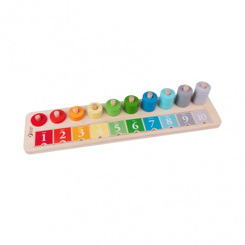 Izglītojoša puzle - Skaitļi un krāsas