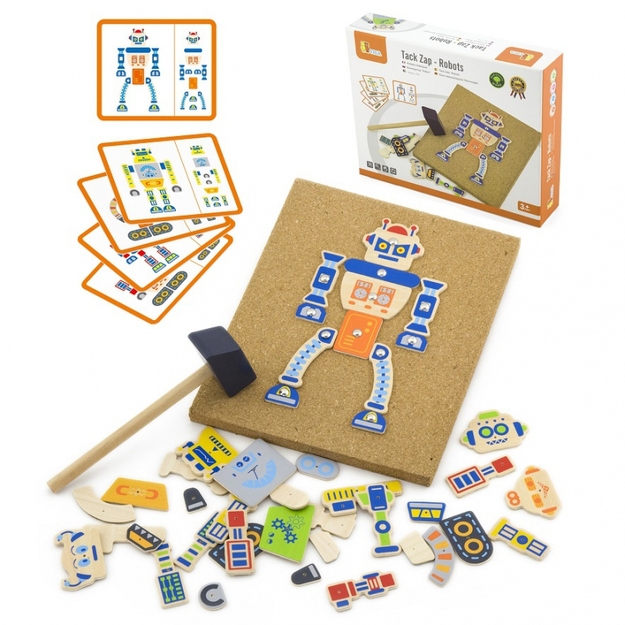 Koka puzle - Robots, 45 daļas