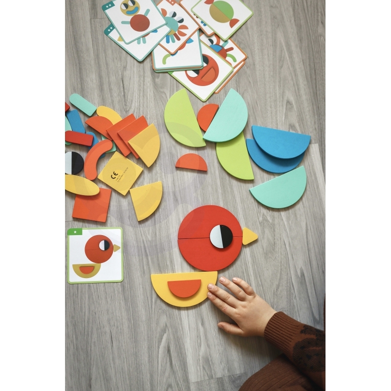 WOOPIE GREEN koka Montessori puzle