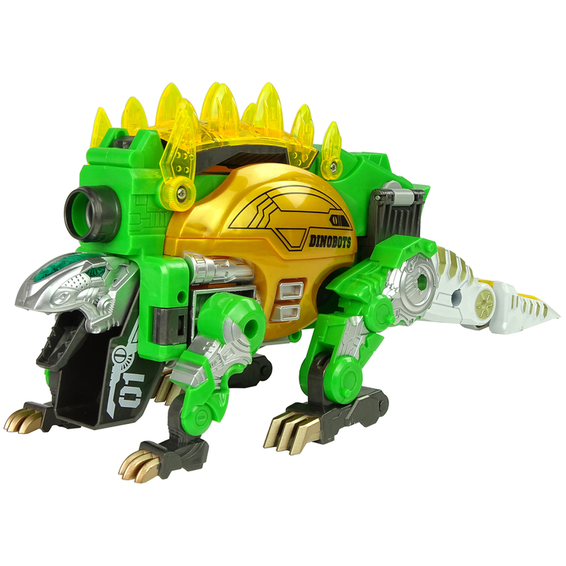 Rotaļu ierocis ar mērķi un munīciju - Dinobots, zaļš