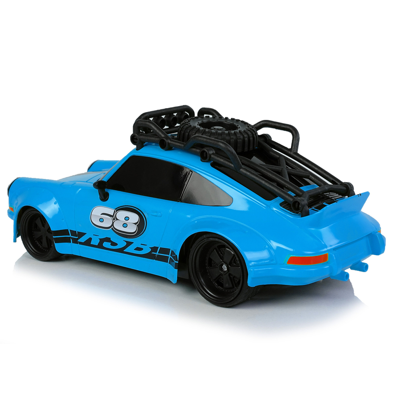 Tālvadības sporta automašīna, 1:18, zilā krāsā