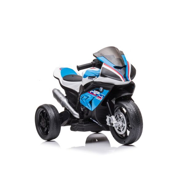Bērnu elektriskais motocikls - BMW HP4, zils