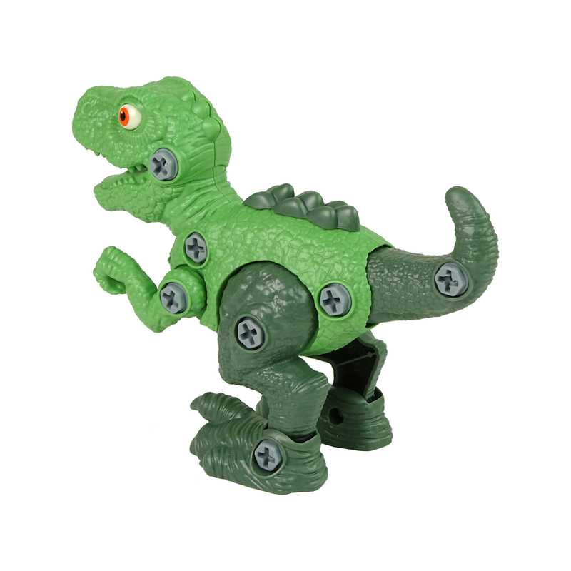 Konstruktors - dinozaurs ar olu, zaļš