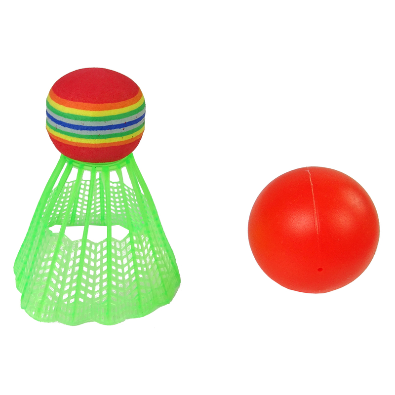 Badmintona komplekts ar bumbu