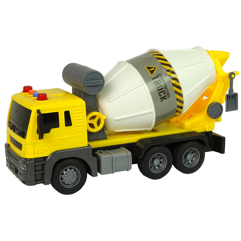 Rotaļlietu betona maisītājs, 1:16, dzeltens