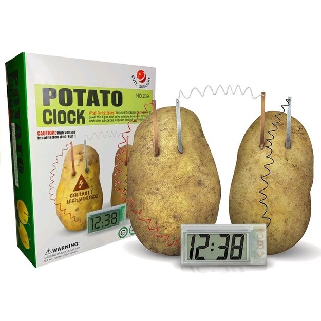 Kartupeļu pulksteņa radošais komplekts