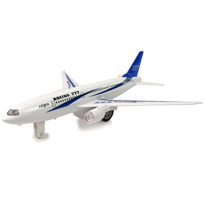 Boeing 777 pasažieru lidmašīna, zila