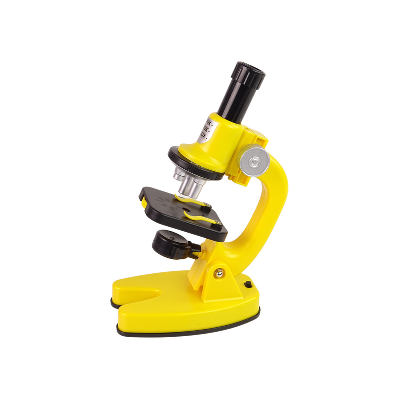 Rotaļlietu mikroskops bērniem, dzeltens