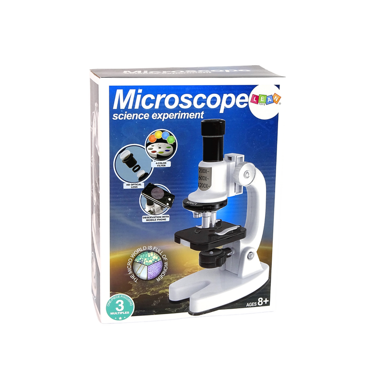 Rotaļlietu mikroskops bērniem, dzeltens