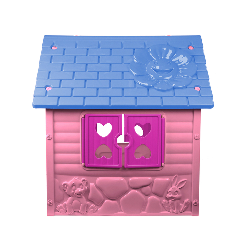Bērnu dārza mājiņa, rozā