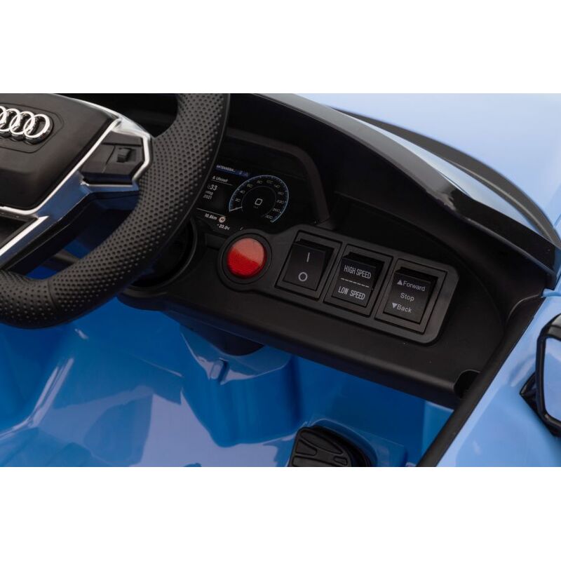 Bērnu vienvietīgs elektromobilis - Audi E GT, zils