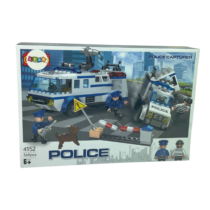 Konstruktorius - Policijas automašīnu komplekts, 368 gab.