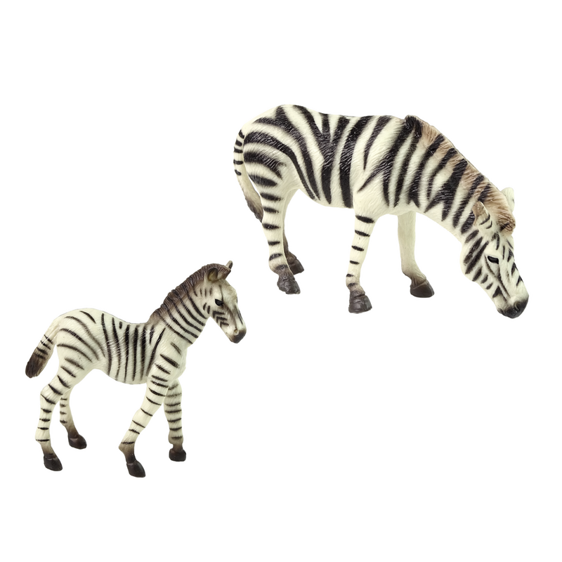 2 figūriņu komplekts - Zebra un teliņš