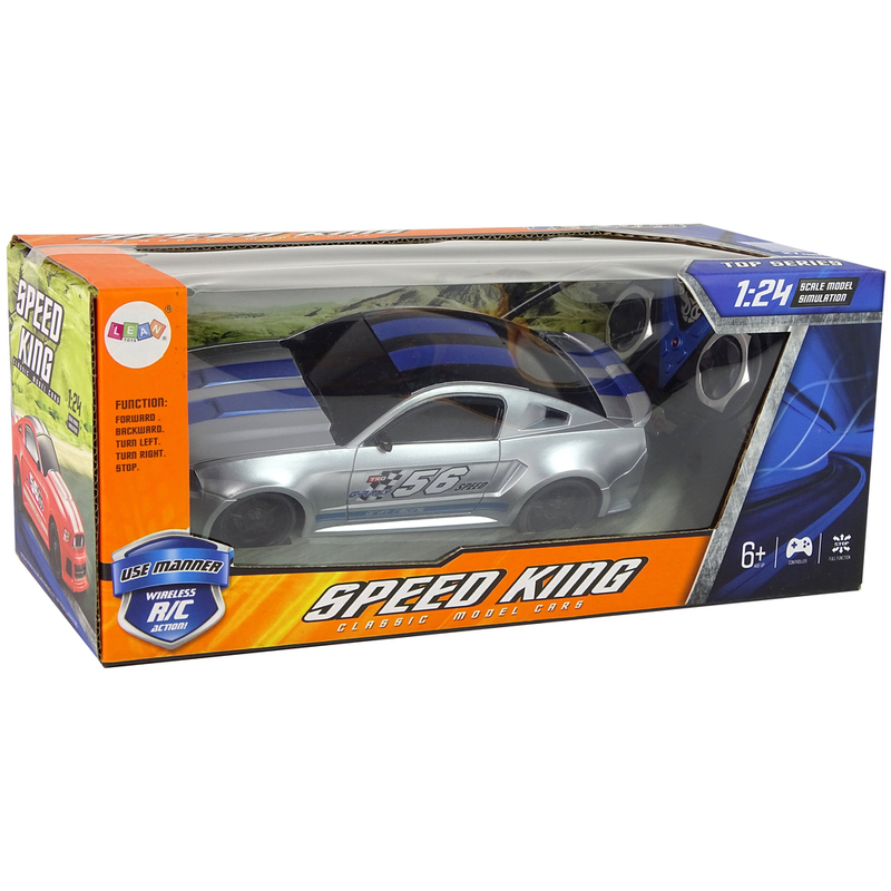 Speed King Sporty tālvadības automašīna, pelēka