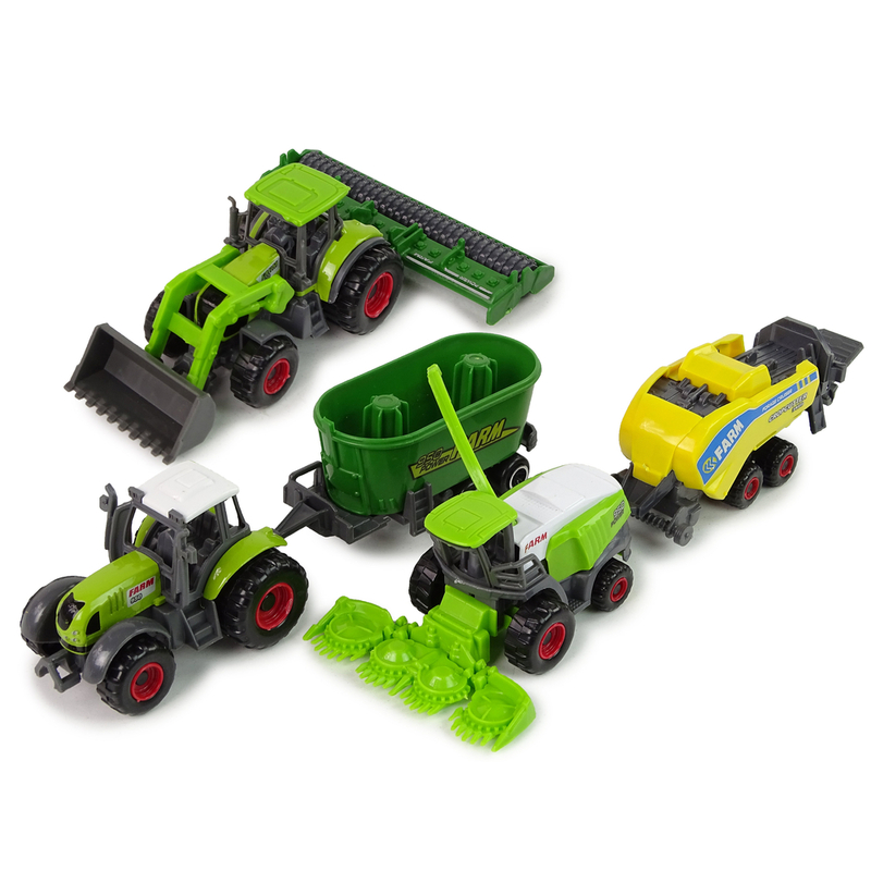 6 lauksaimniecības transportlīdzekļu komplekts