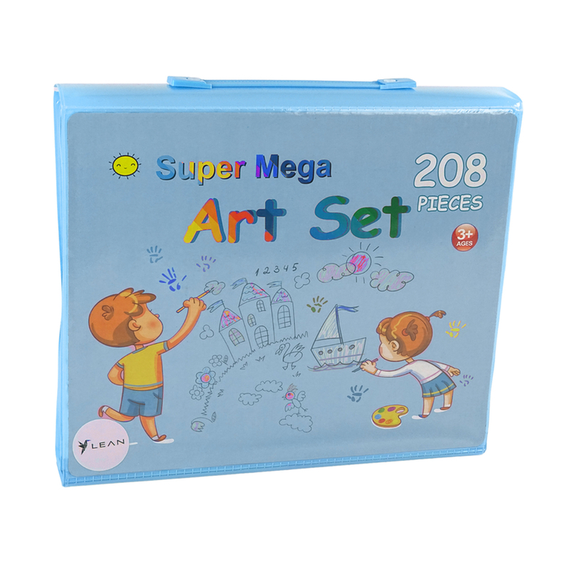 Gleznošanas un zīmēšanas komplekts - koferītī, 208 elementi