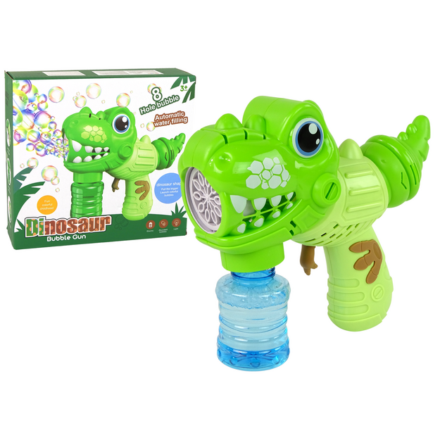 Ziepju burbuļi - Dinozaurs, zaļš