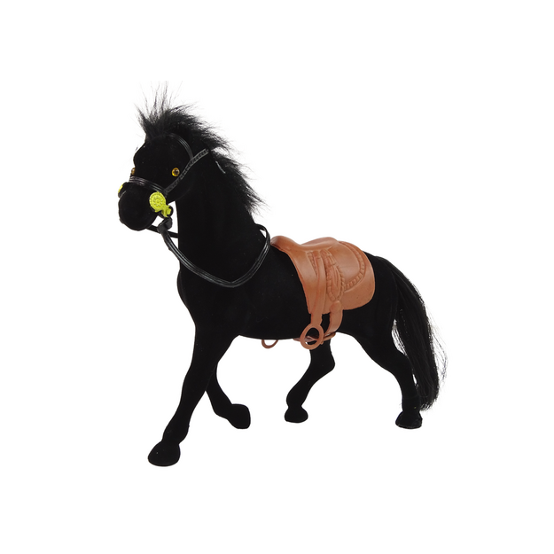 Samta zirga figūriņa, melna