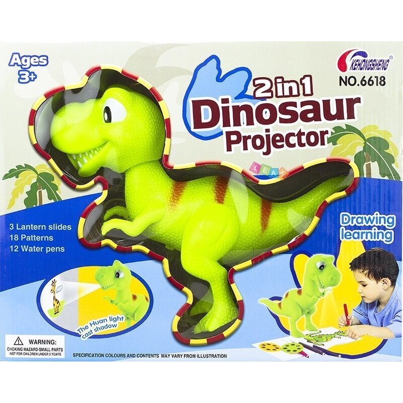 Zīmēšanas projektors Dinozaurs
