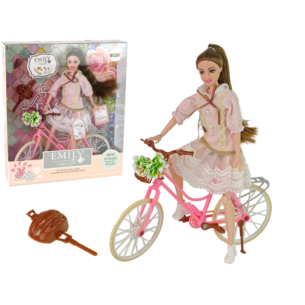 Emīlijas lelle ar velosipēdu