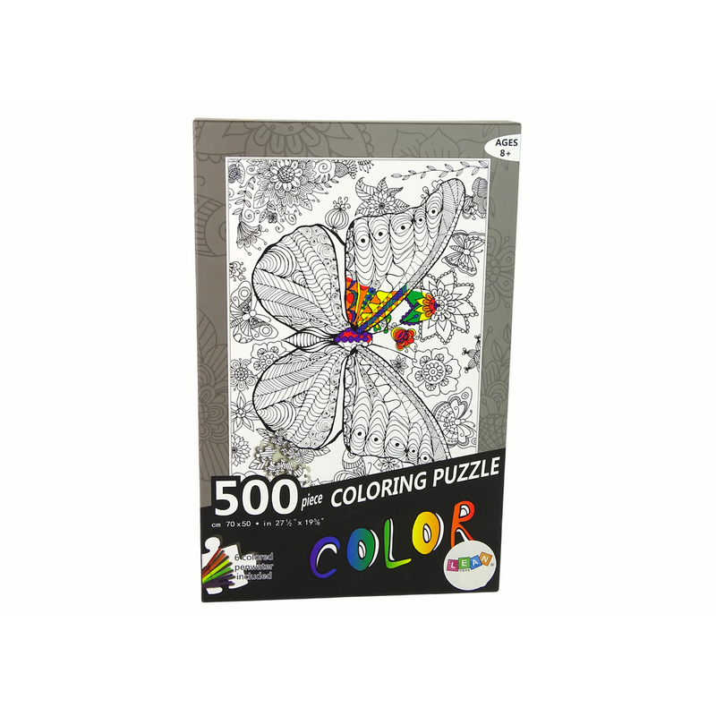 Krāsojamā puzle 500 gabaliņu, tauriņš