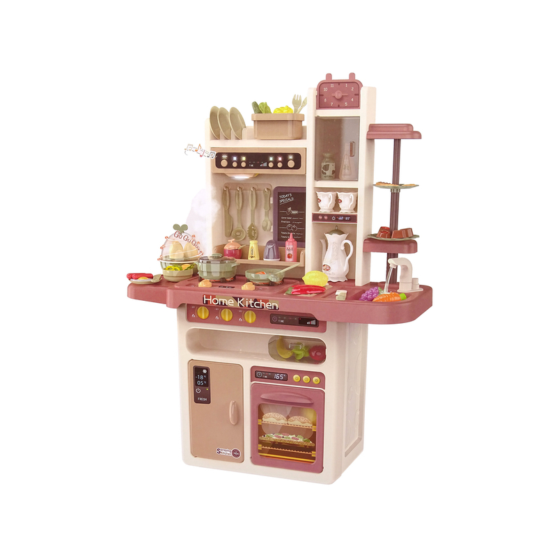 Bērnu virtuve Mājas virtuve, rozā, 93,5x71x29
