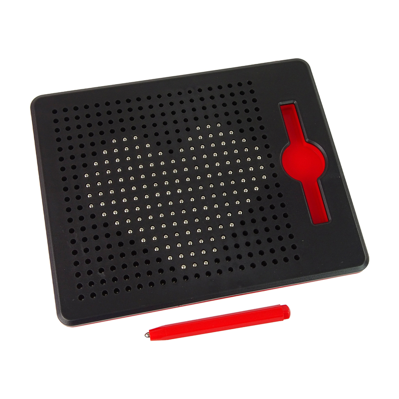 Mini MagPad magnētiskā tāfele ar bumbiņām, melna