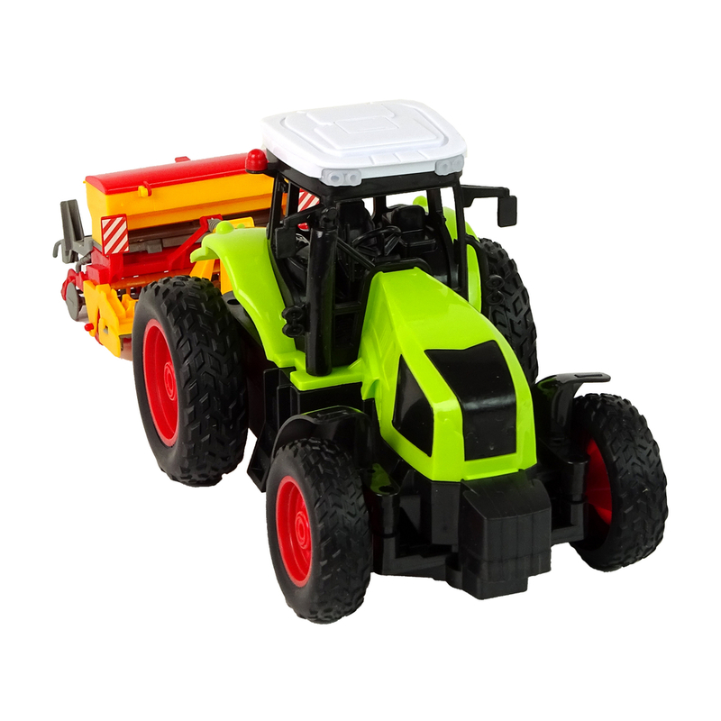 Tālvadības pults vadāms traktors ar R/C spiedi 1:16, zaļš