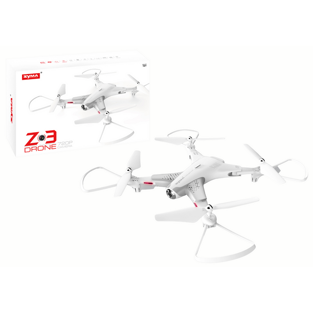 SYMA Z3 720P tālvadības drons, balts