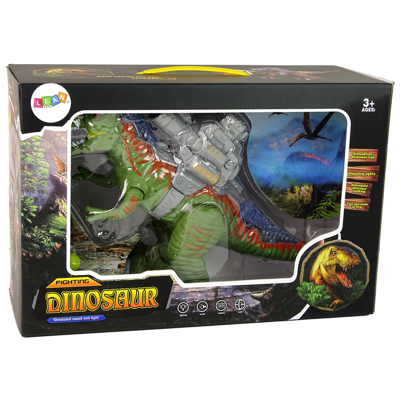 Dinozaurs ar katapultu, zaļš