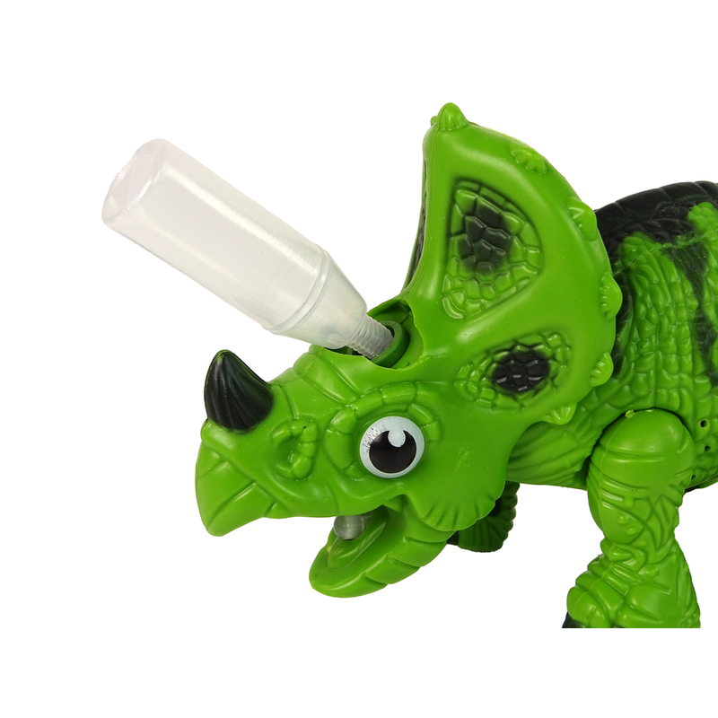 Interaktīvs dinozaurs - Triceratops, zaļš