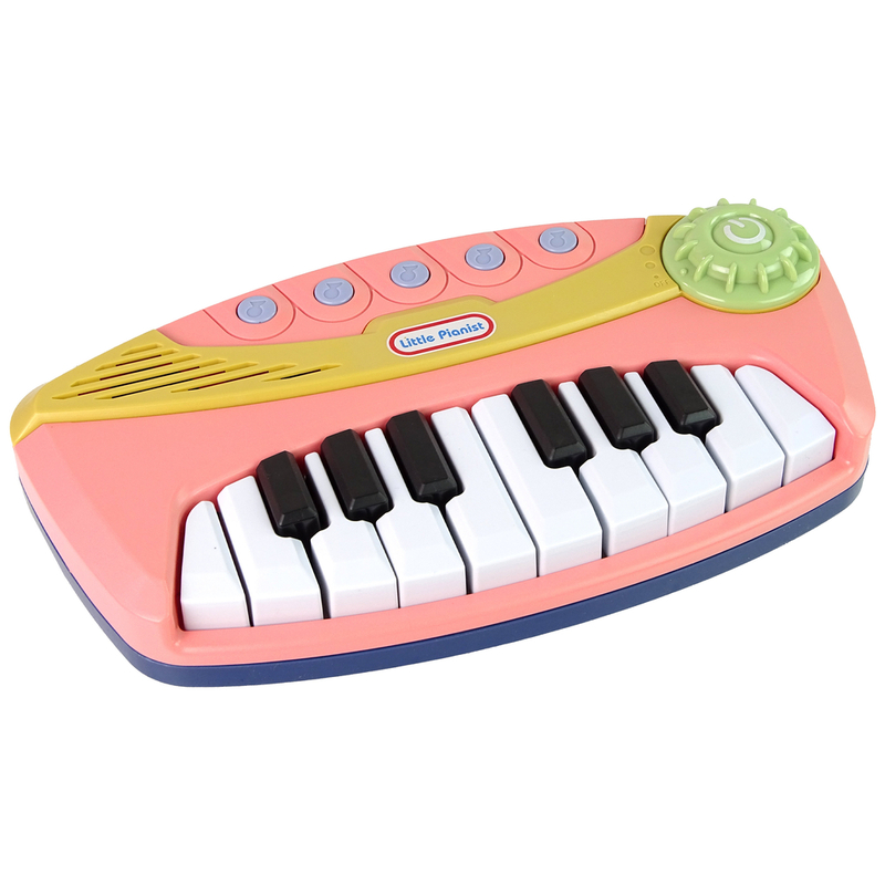 Mazais pianists interaktīvās klavieres, rozā